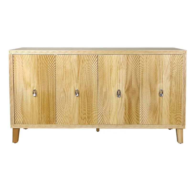 Vintage 4 Door Storage Cabinet