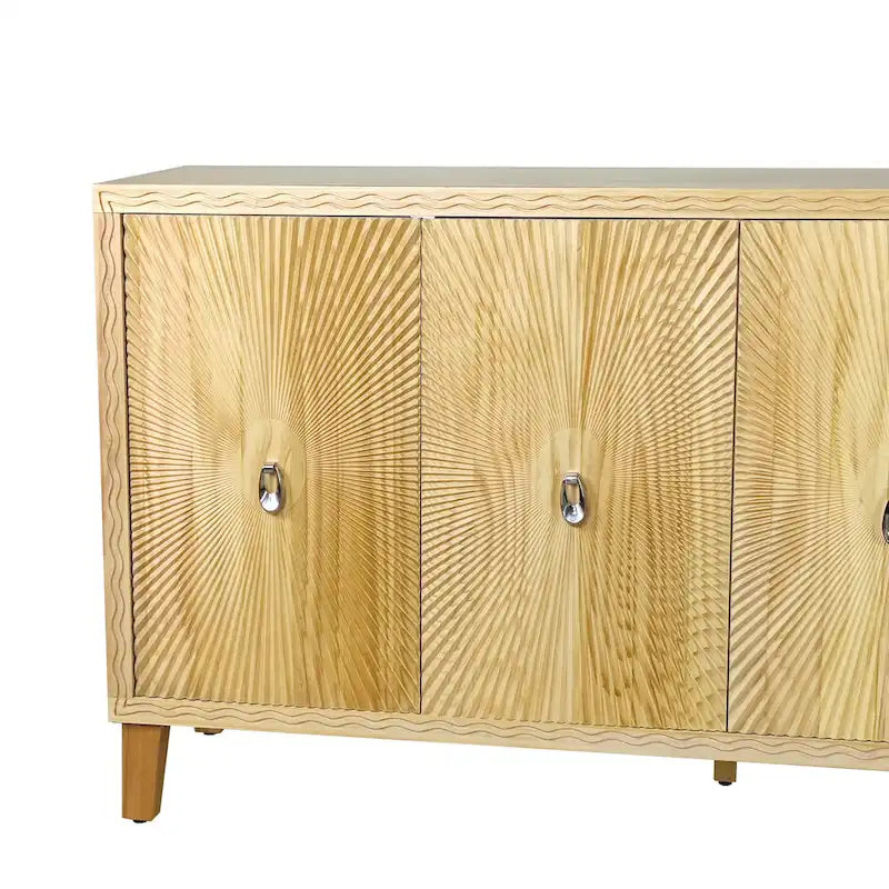 Vintage 4 Door Storage Cabinet