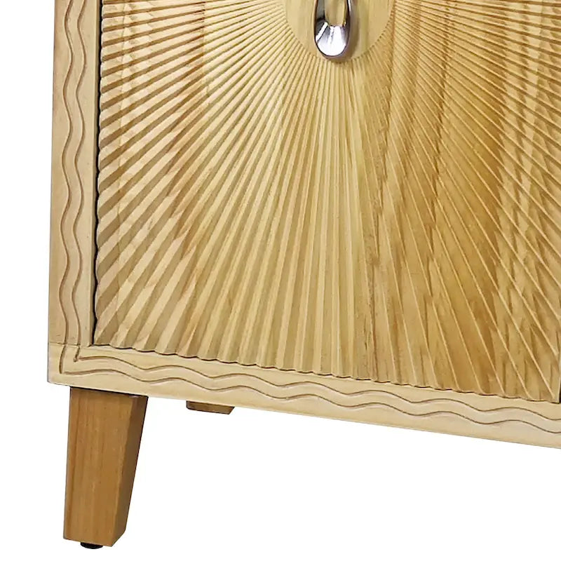 Vintage 4 Door Storage Cabinet