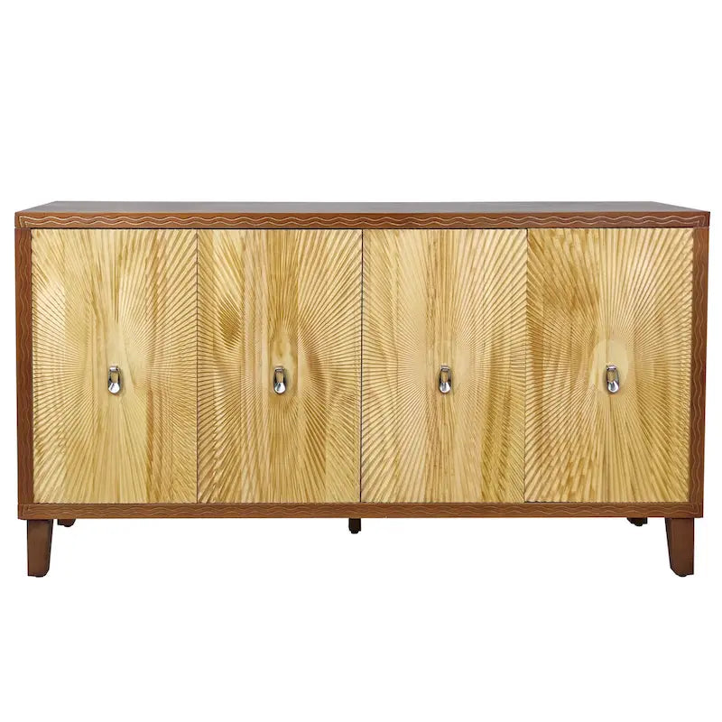 Vintage 4 Door Storage Cabinet