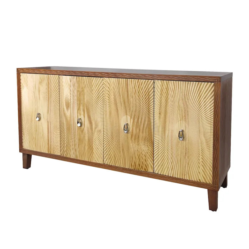 Vintage 4 Door Storage Cabinet