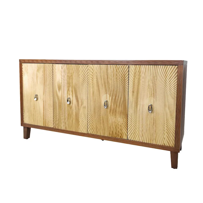 Vintage 4 Door Storage Cabinet