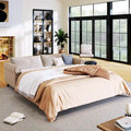 2-in-1 Sofa Bed Sleeper with Large Memory Mattress