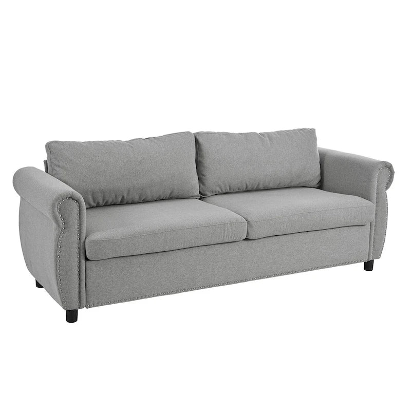 2-in-1 Sofa Bed Sleeper with Large Memory Mattress