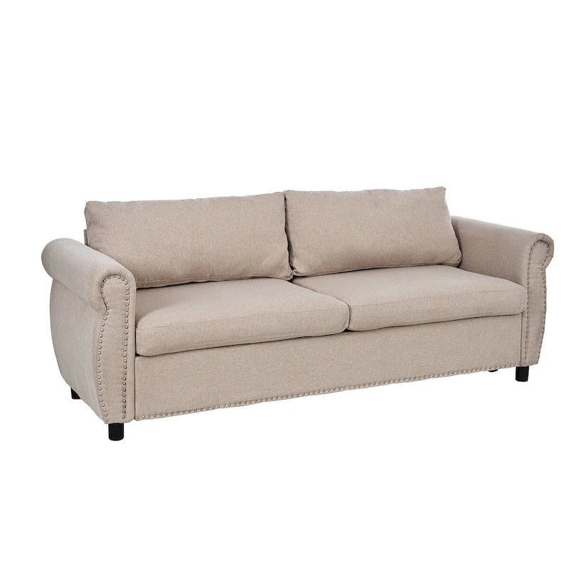 2-in-1 Sofa Bed Sleeper with Large Memory Mattress