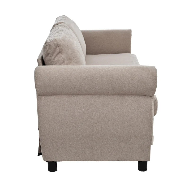 2-in-1 Sofa Bed Sleeper with Large Memory Mattress