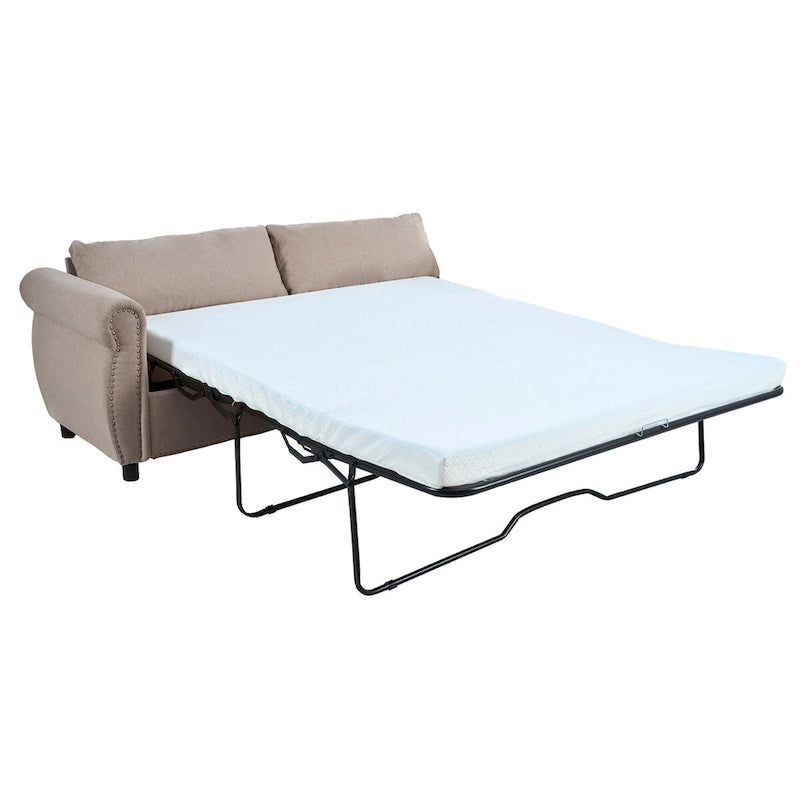 2-in-1 Sofa Bed Sleeper with Large Memory Mattress