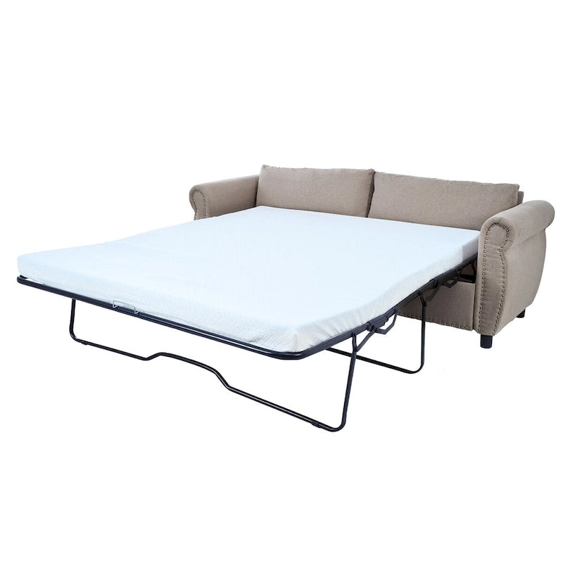 2-in-1 Sofa Bed Sleeper with Large Memory Mattress