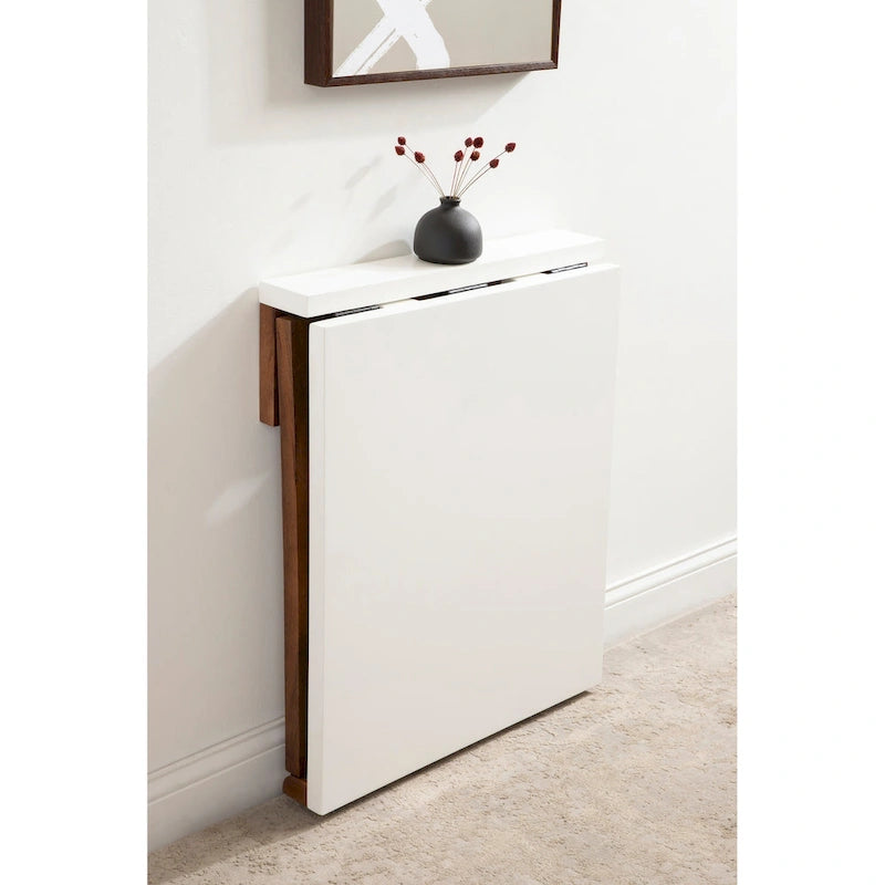 Wood Wall-Mounted Folding Table - 24x33x31