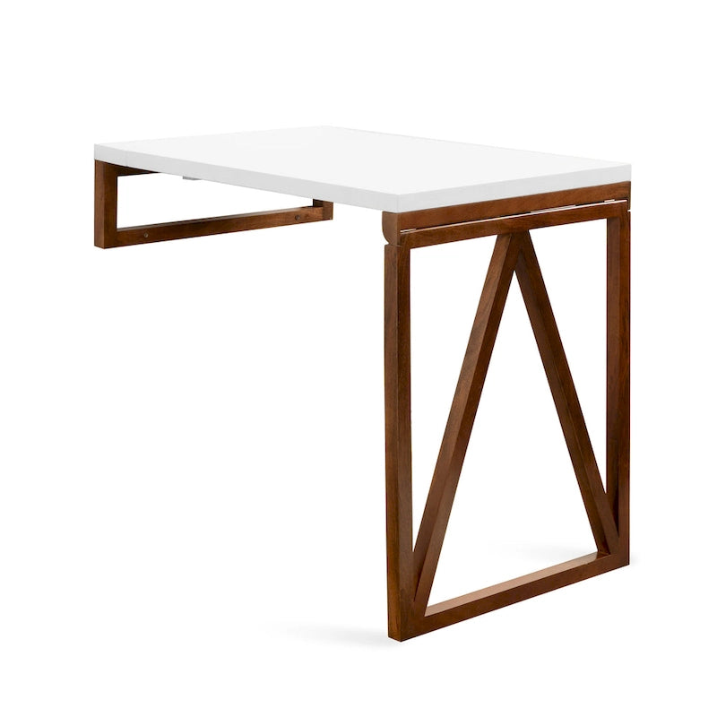 Wood Wall-Mounted Folding Table - 24x33x31