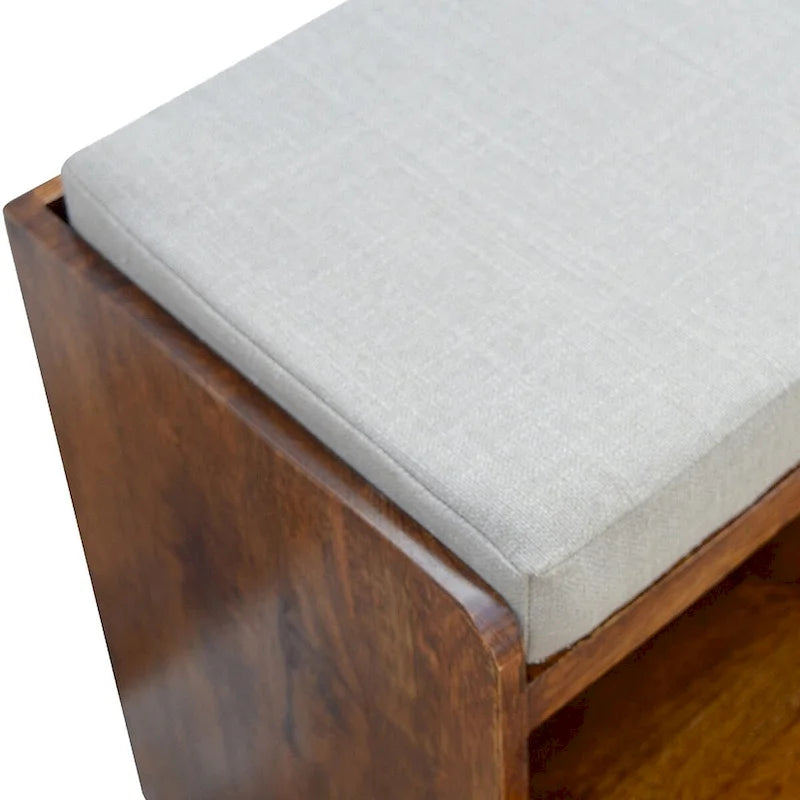 Pull Out Shoe Storage Bench