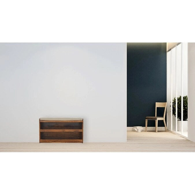 Pull Out Shoe Storage Bench