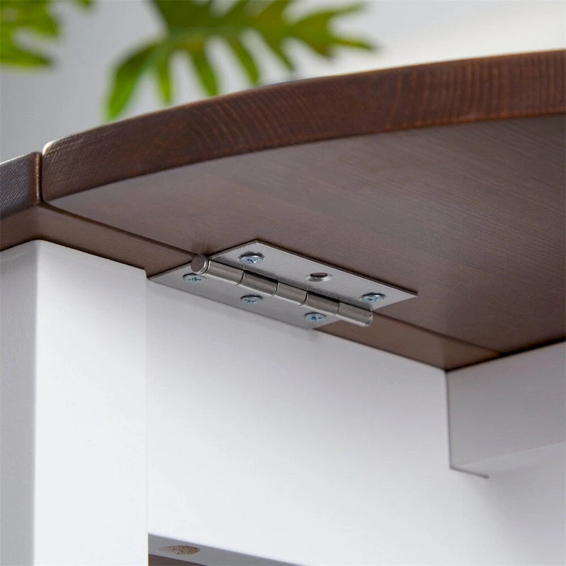 Solid Wood Drop Leaf Folding Dining Table