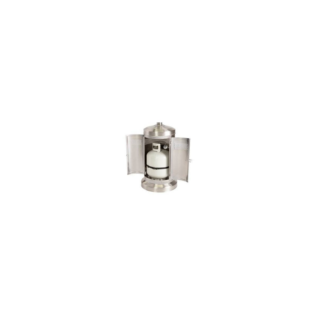Stainless Steel Propane Heater: 47,000 BTU, 3 Settings, Portable with Adjustable Thermostat