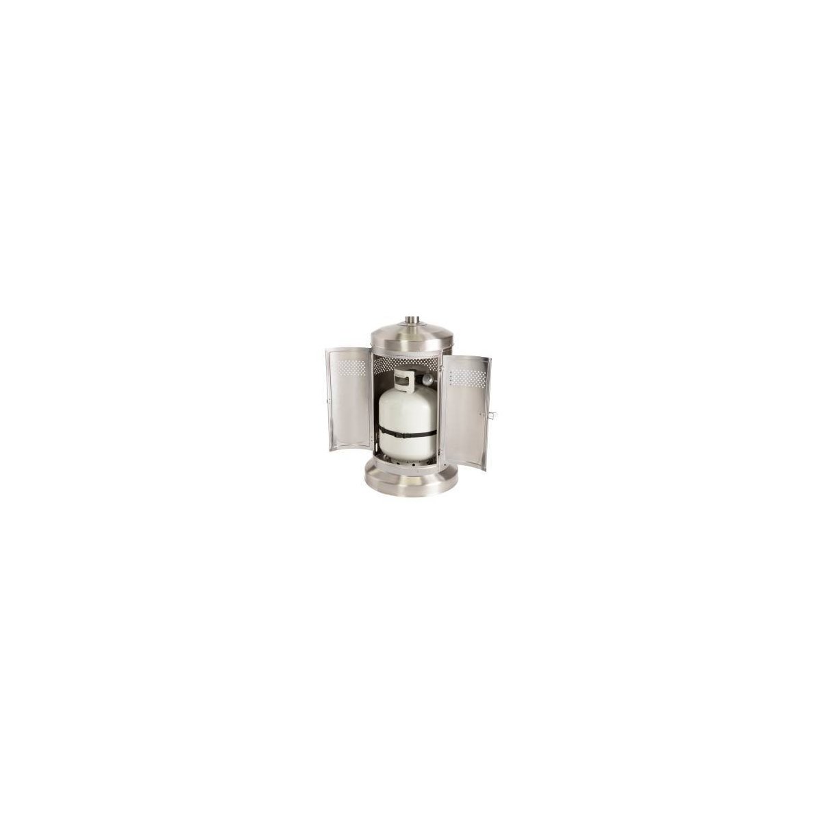 Stainless Steel Propane Heater: 47,000 BTU, 3 Settings, Portable with Adjustable Thermostat