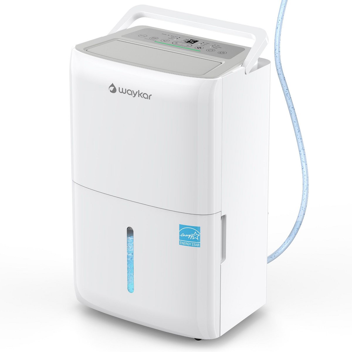 150-Pint Energy Star Most Efficient Quiet Dehumidifier with Bucket and Built-in Pump for Bedroom and Basement