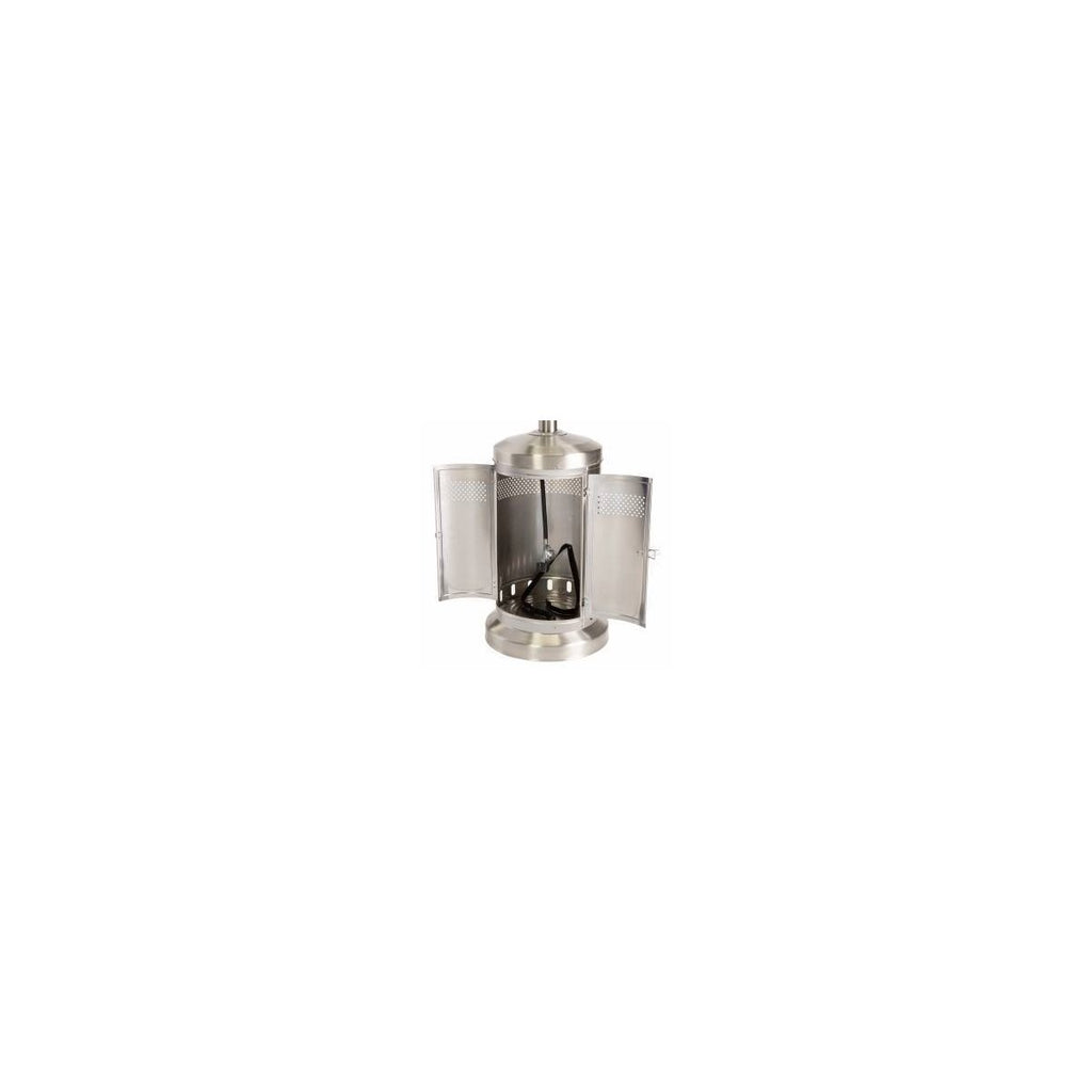 Stainless Steel Propane Heater: 47,000 BTU, 3 Settings, Portable with Adjustable Thermostat