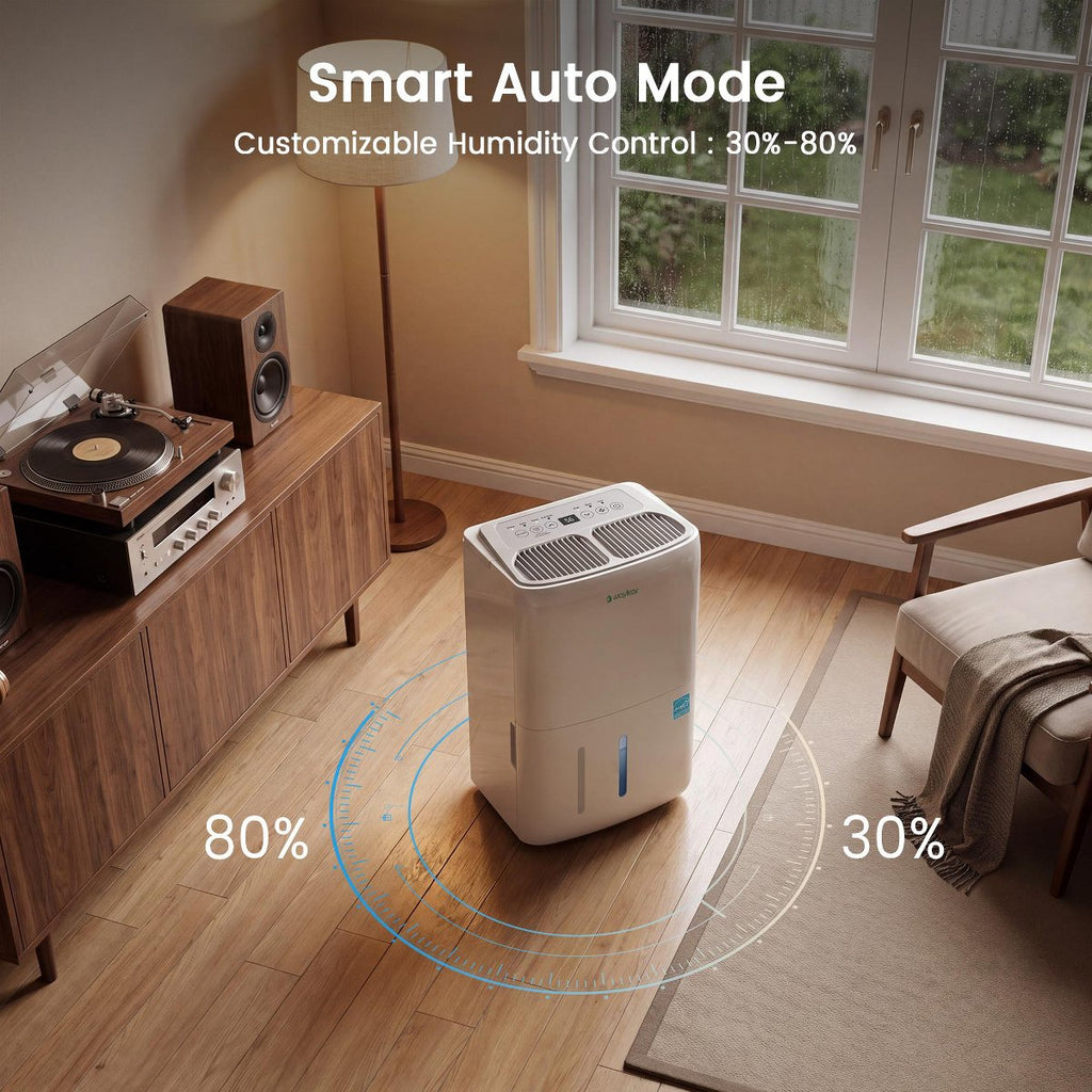 150-Pint ENERGY STAR Most Efficient Dehumidifier with Built-in Pump for Basements and Large Spaces up to 7,500 Sq. Ft