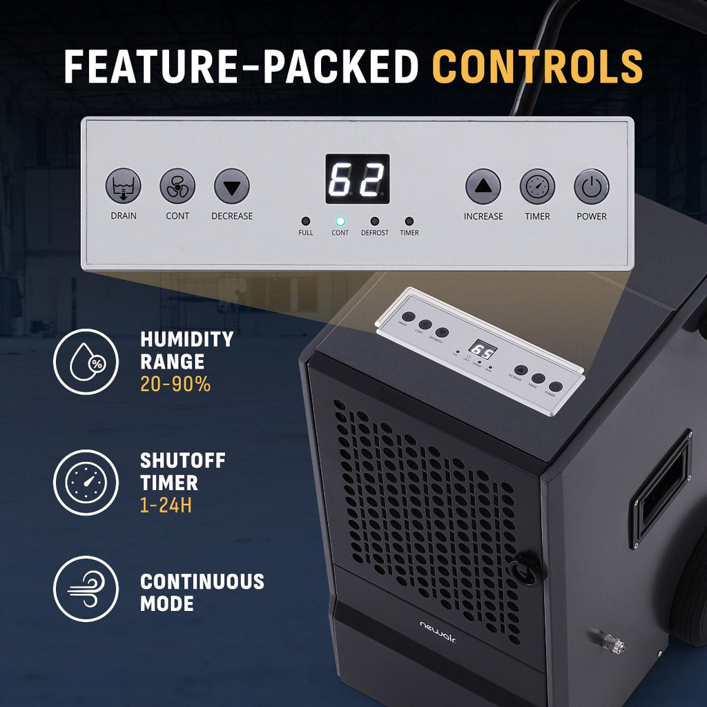 160 Pints Commercial Dehumidifier with Pump