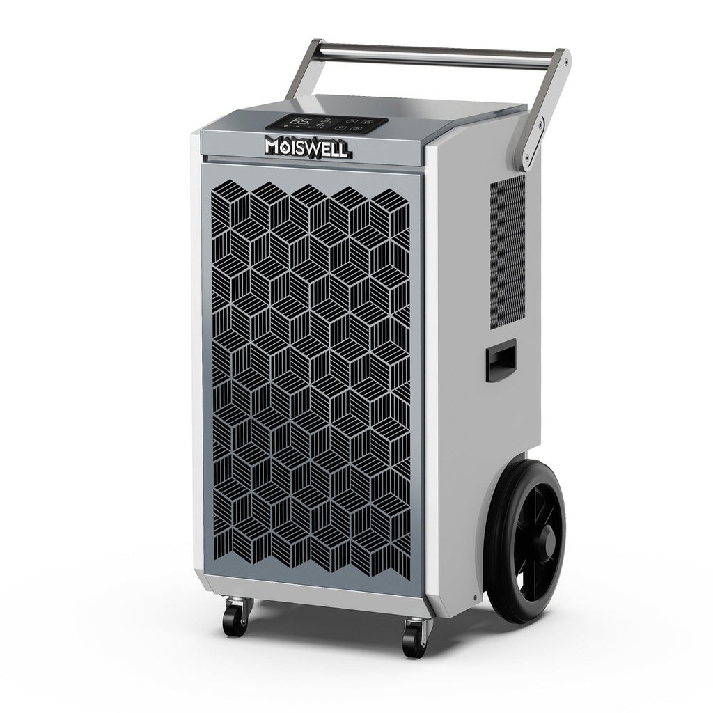 260 Pints Commercial Dehumidifier with Pump Heavy-Duty Moisture Control for Basement Warehouse, Industry Water Damage Unit, Auto Defrost