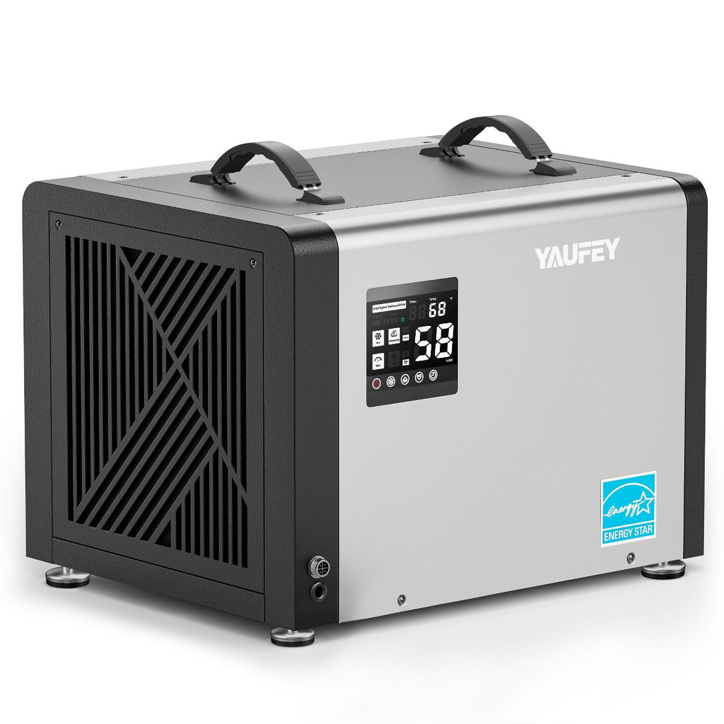 Commercial Crawlspace Dehumidifie, 70 Pints Heavy Duty Dehumidifier for Basements & Whole House, Auto Defrost, Continuous Drainage Hose