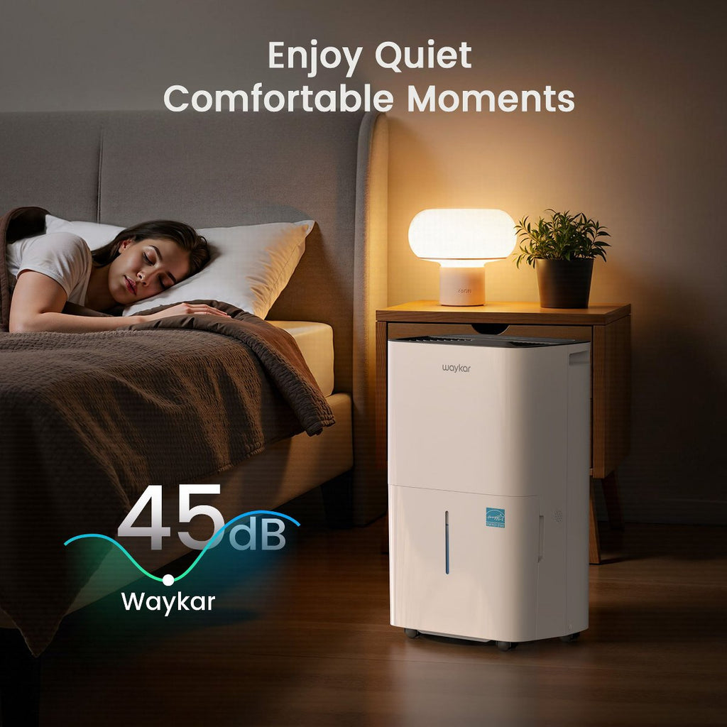 150 pt. 7,000 sq. ft. Energy Star High Humidity Dehumidifier in White with Bucket and Pump for Bedroom, Basement