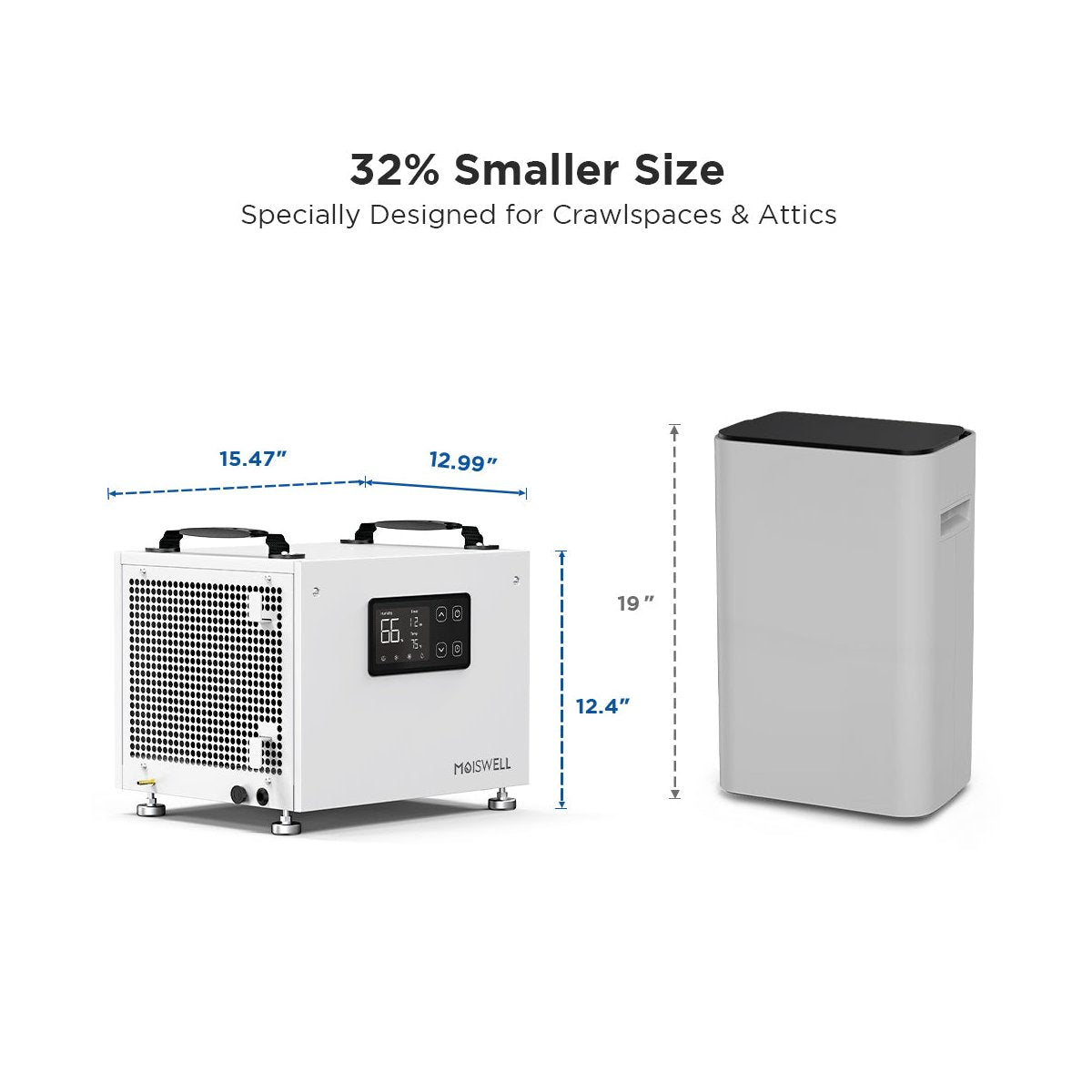 70 Pints Energy Star Commercial Dehumidifier with Pump for Crawlspace Basement