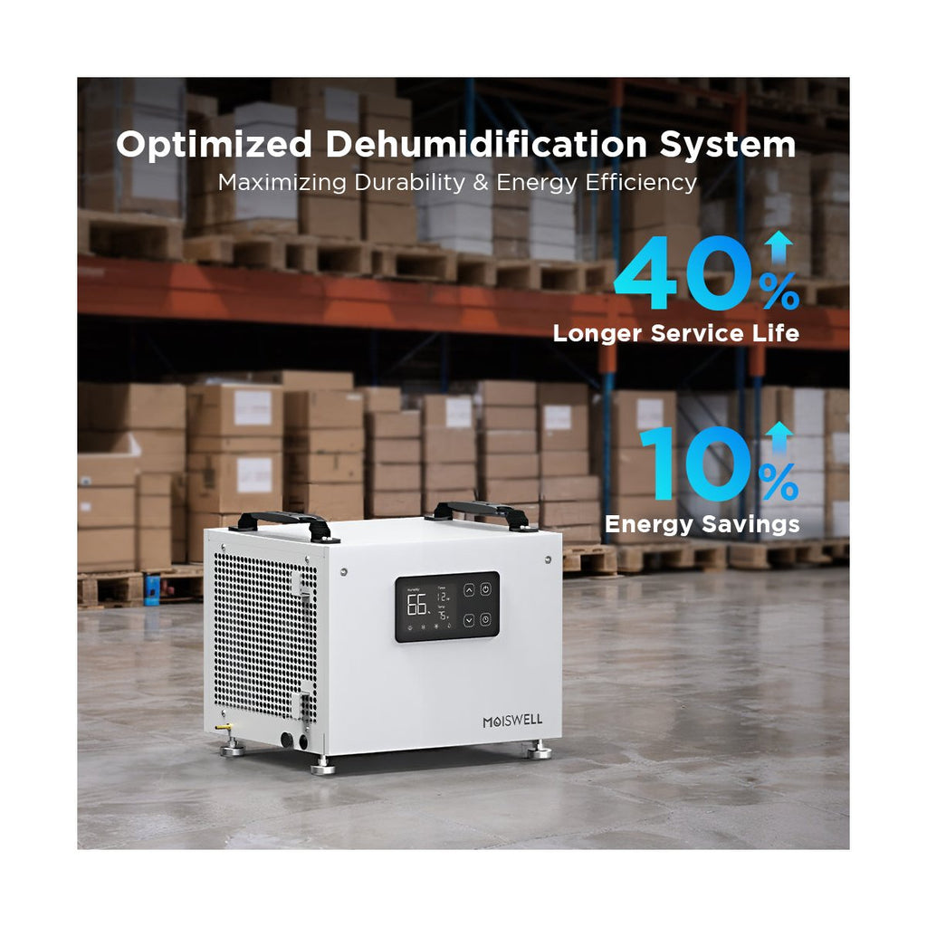 70 Pints Energy Star Commercial Dehumidifier with Pump for Crawlspace Basement