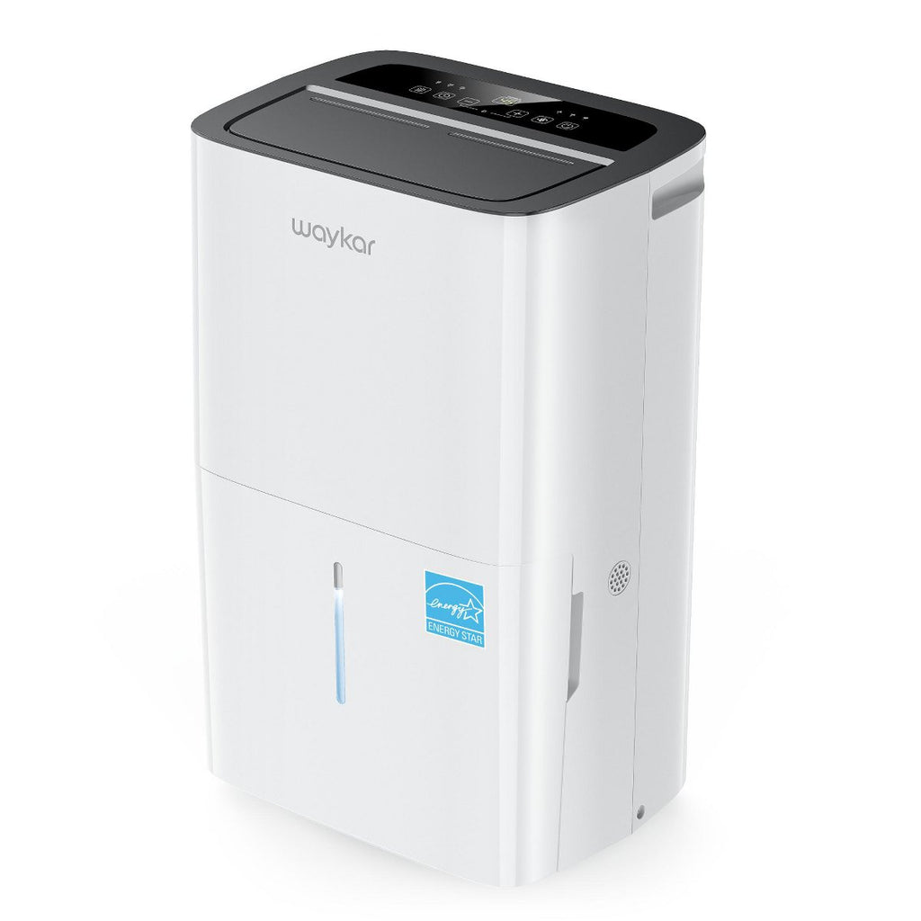 150-pint Energy Star Dehumidifier with Auto-Swing Louvers, Smart Humidity Control, and Full Tank Protection