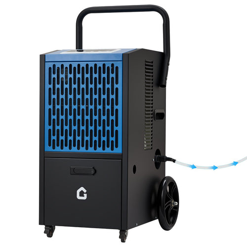 105 Pint Dehumidifier, High Humidity Dehumidifier with Timer and 4 Wheels for Flood Repair, Drying Basement