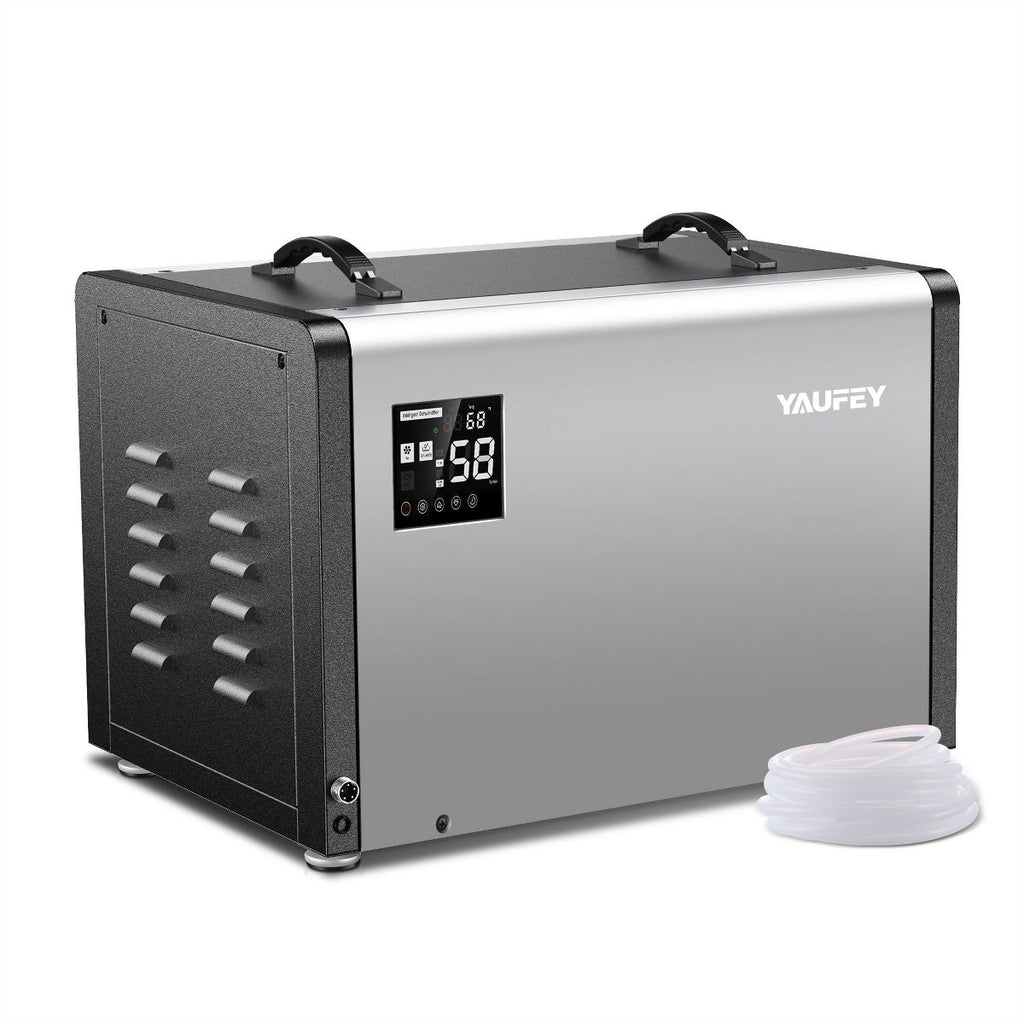 Commercial Crawlspace Dehumidifier, 158 Pints Heavy Duty Dehumidifier for Basements & Whole House, Auto Defrost, Continuous Drainage Hose