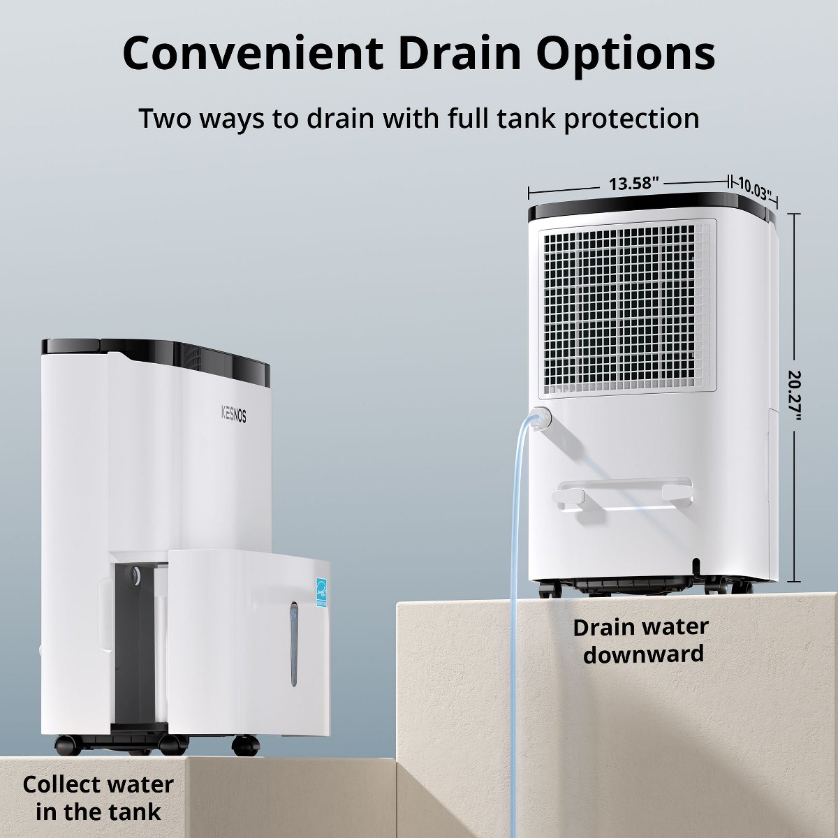 Energy Star 150 Pint Dehumidifier for Home & Basements up to 7000 sq ft