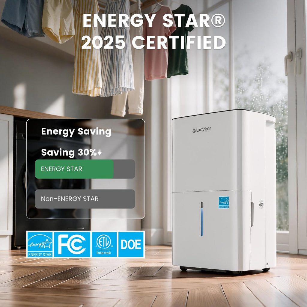 ENERGY STAR 150-Pint Dehumidifier with Pump,Smart Humidity Control & Quiet Operation for Large Spaces up to 7,000 Sq. Ft