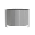 Hestia Steel Portable Smokeless Wood Burning Firepit with Waterproof Cover for Outdoor Use