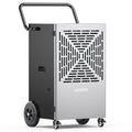 216 pt. 7500 sq.ft. Powerful Commercial Dehumidifier with Built-in Pump for Basements, Workshops and Warehouse, Auto Restart, Bucketless
