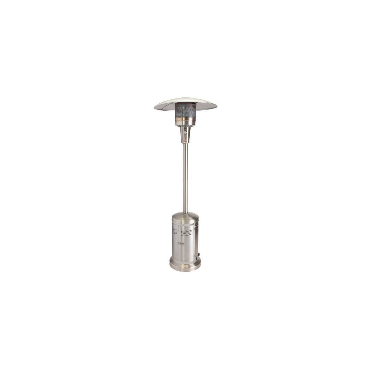 Stainless Steel Propane Heater: 47,000 BTU, 3 Settings, Portable with Adjustable Thermostat