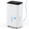 150 pt. 7,000 sq. ft. Energy Star High Humidity Dehumidifier in White with Bucket and Pump for Bedroom, Basement