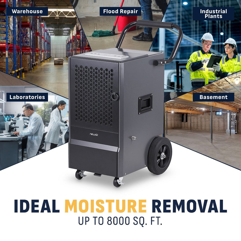 160 Pints Commercial Dehumidifier with Pump