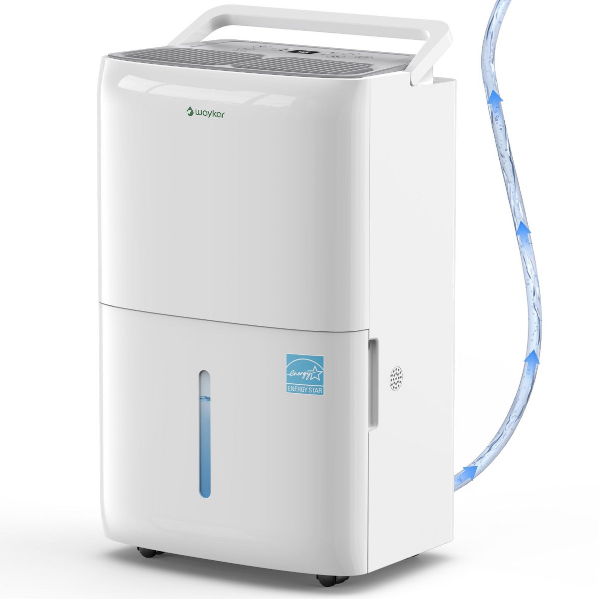 150-Pint ENERGY STAR Home Dehumidifier with Built-in Pump for Basements and Large Spaces up to 7,500 Sq. Ft