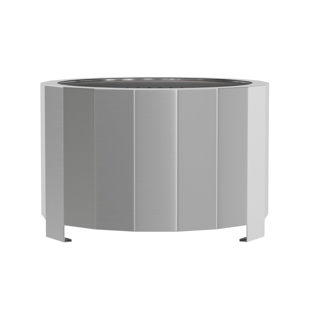 Aries Portable Steel Smokeless Wood Burning Outdoor Firepit with Waterproof Cover
