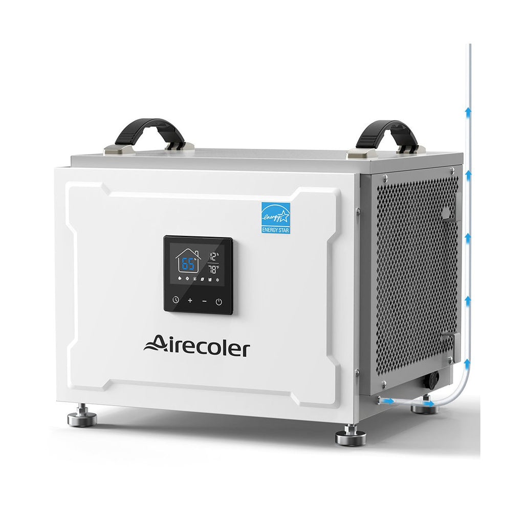 70 Pints Energy Star Commercial Dehumidifier with Pump for Crawlspace & Basement, Built-in Remote Control