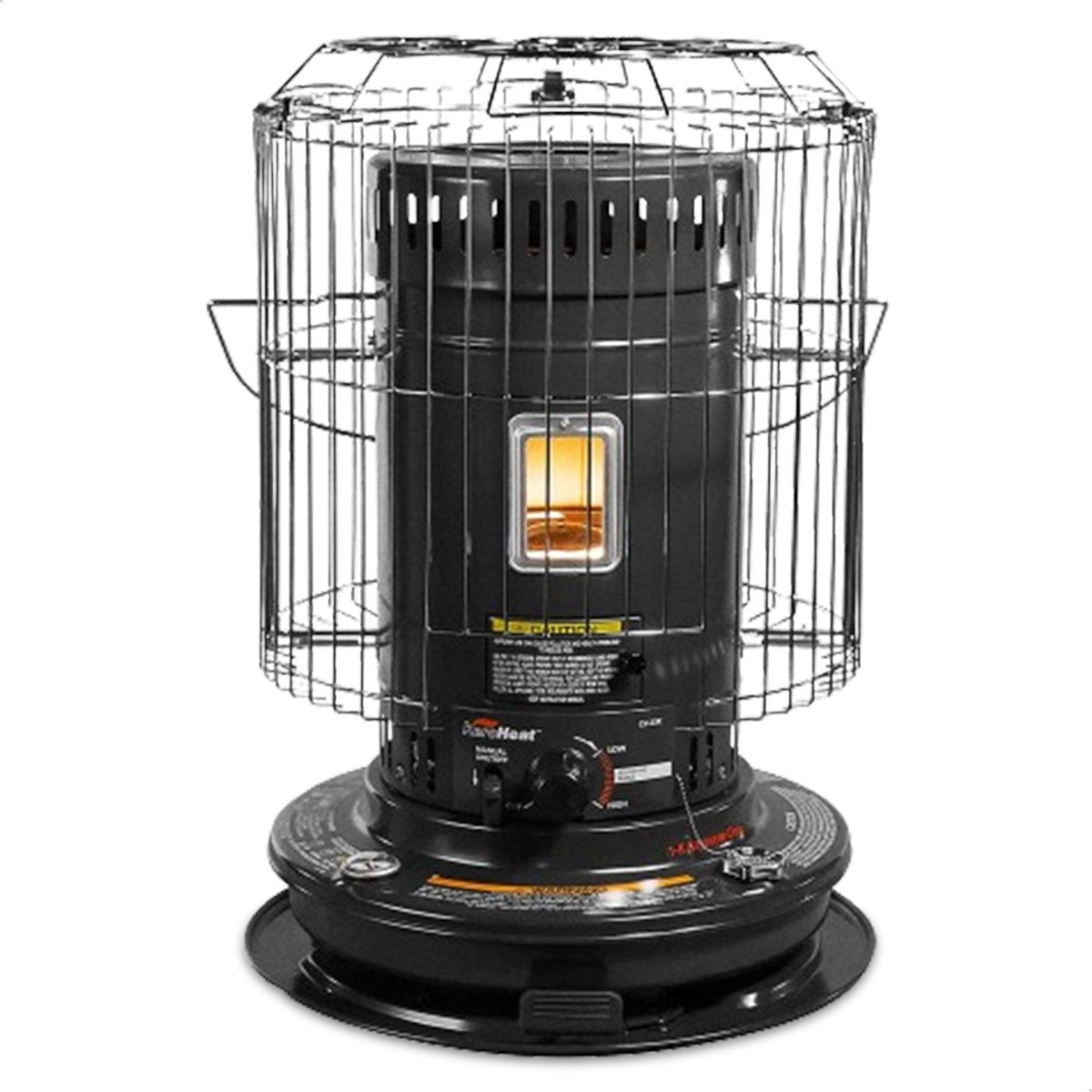 CV 23K KeroHeat Efficient Indoor Outdoor Portable Travel Convection Kerosene Space Heater with Automatic Safety Shut Off, 23,500 BTU, White