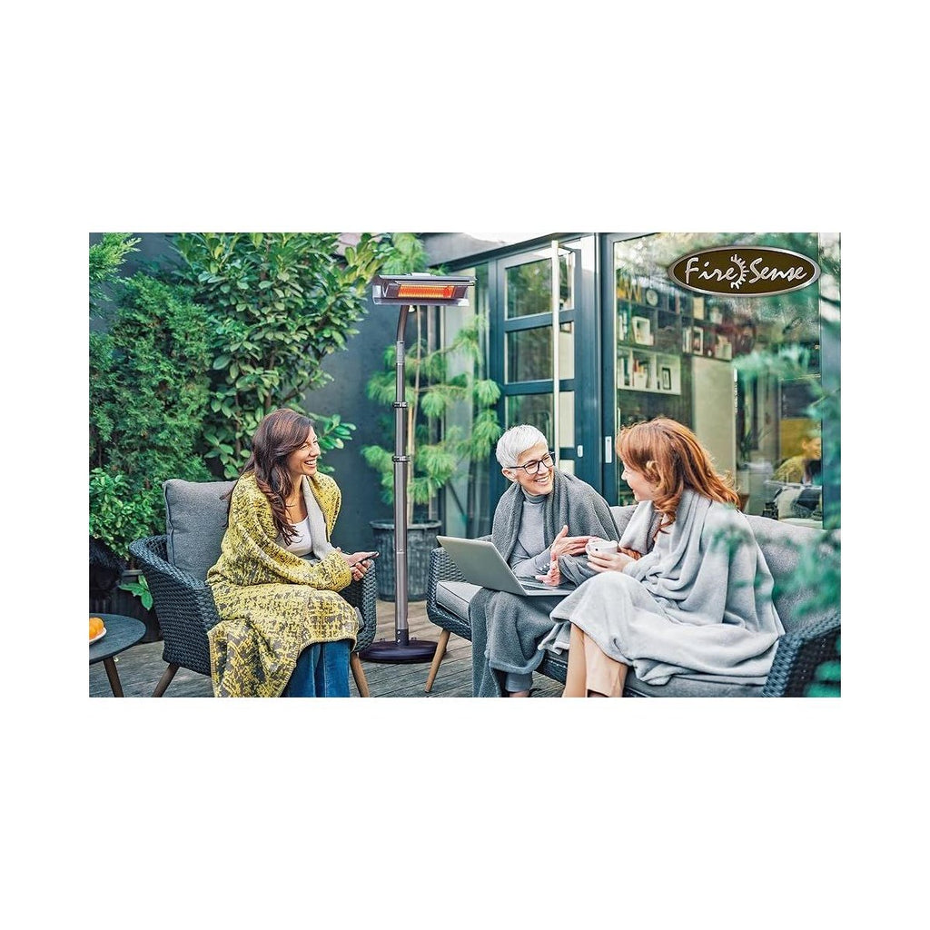 Stainless Steel Telescoping Offset Pole Mounted Infrared Patio Heater