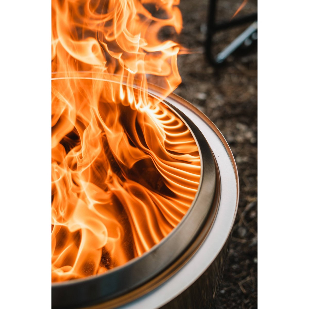 Bonfire 2.0 Outdoor Fire Pit Stainless Steel: Smokeless & Portable, No Assembly Required