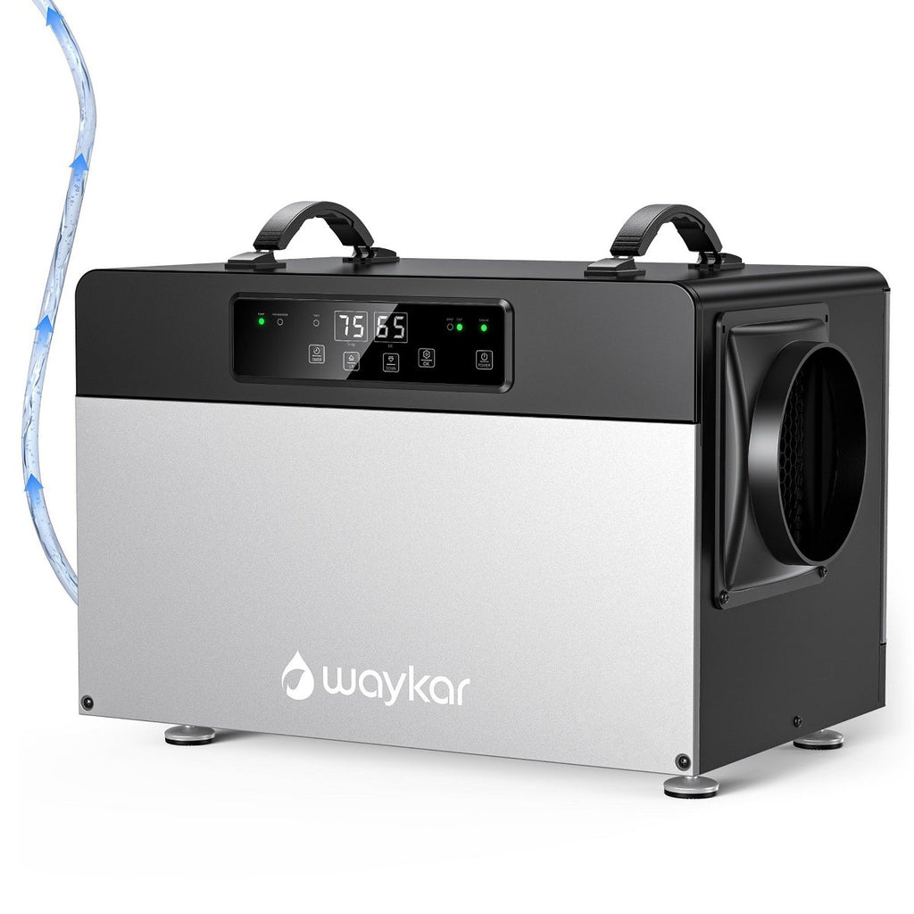 125-Pint Commercial Dehumidifier up to 6500 Sq Ft with Built-in pump & Continuous Drain