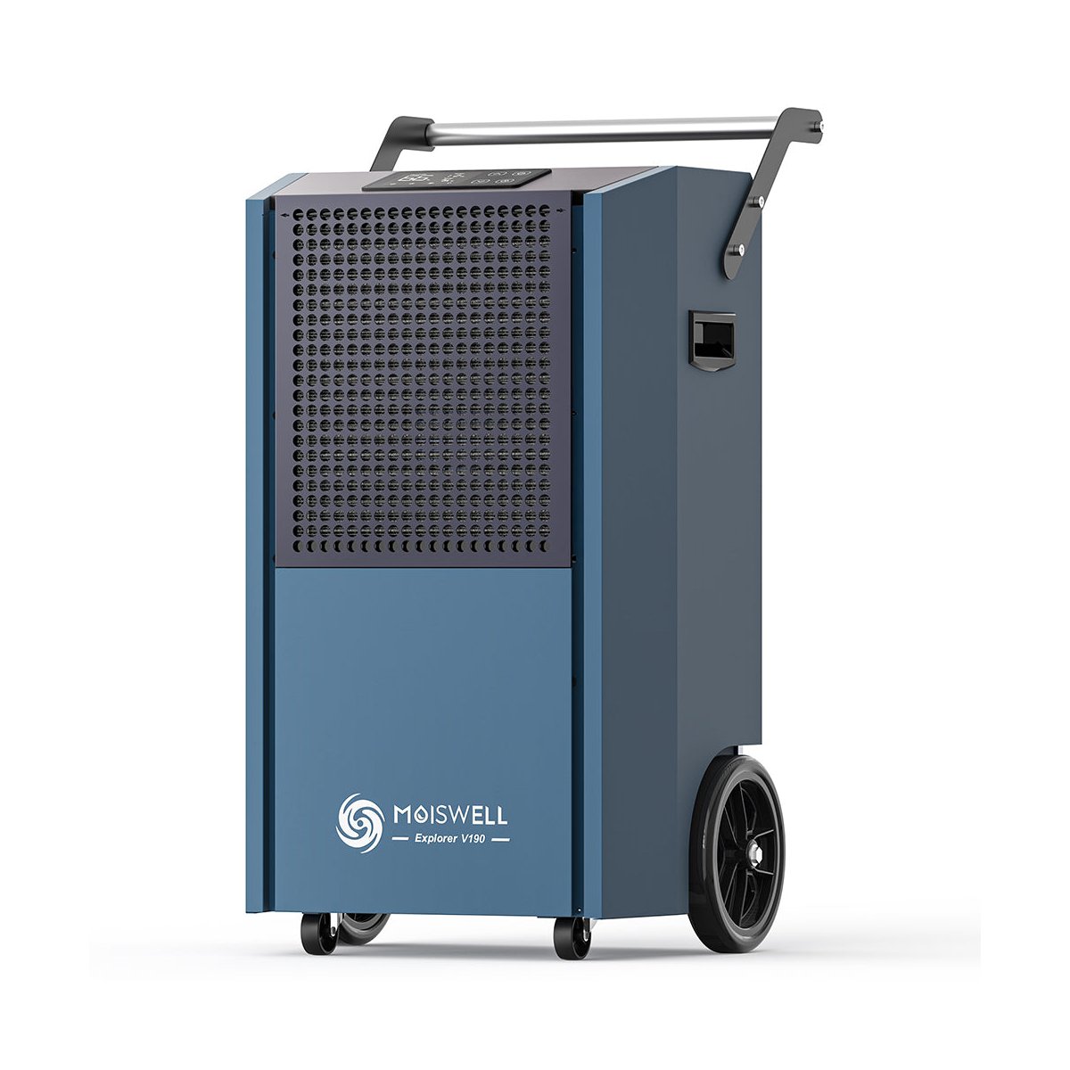 190 Pints 7,500 sq. ft. Commercial Dehumidifier with Pump 8-in. Wheels Portable Heavy Duty for Basement