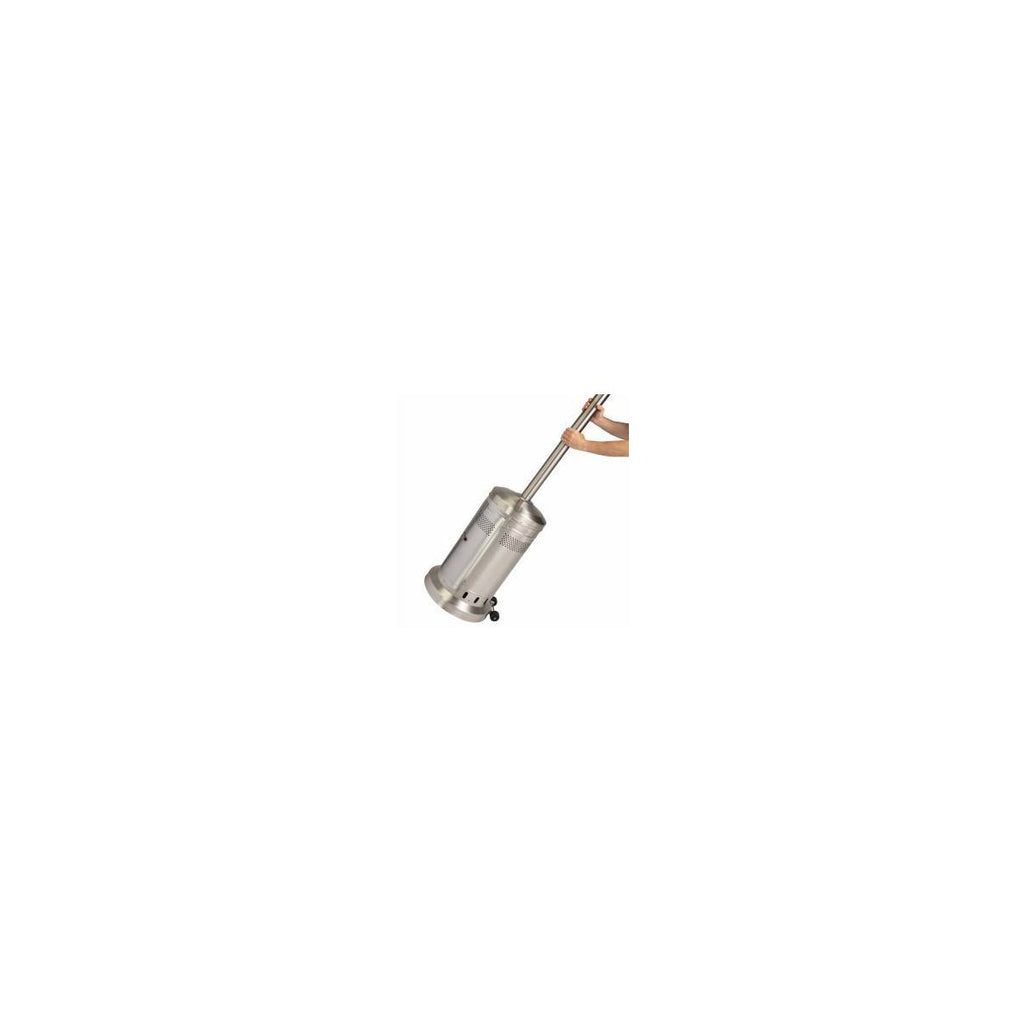Stainless Steel Propane Heater: 47,000 BTU, 3 Settings, Portable with Adjustable Thermostat