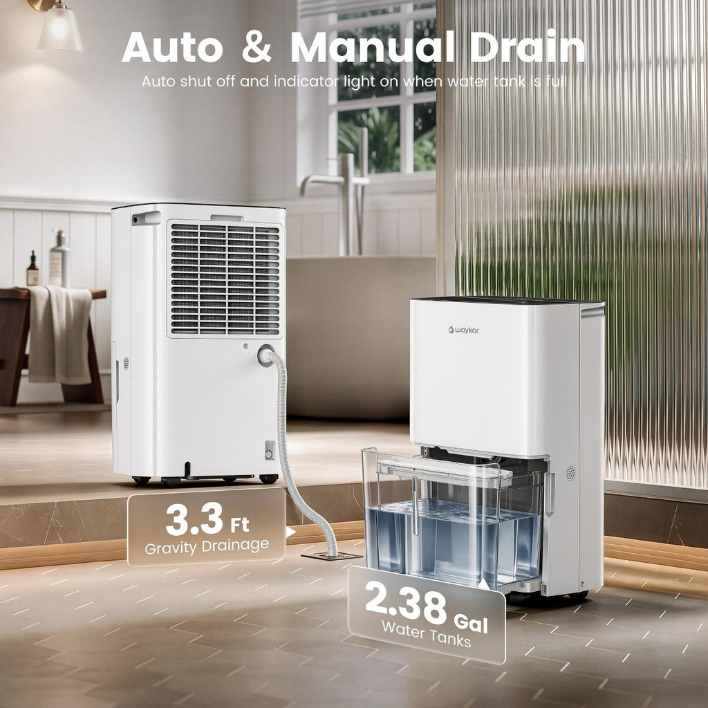 ENERGY STAR 150-Pint Dehumidifier with Pump,Smart Humidity Control & Quiet Operation for Large Spaces up to 7,000 Sq. Ft