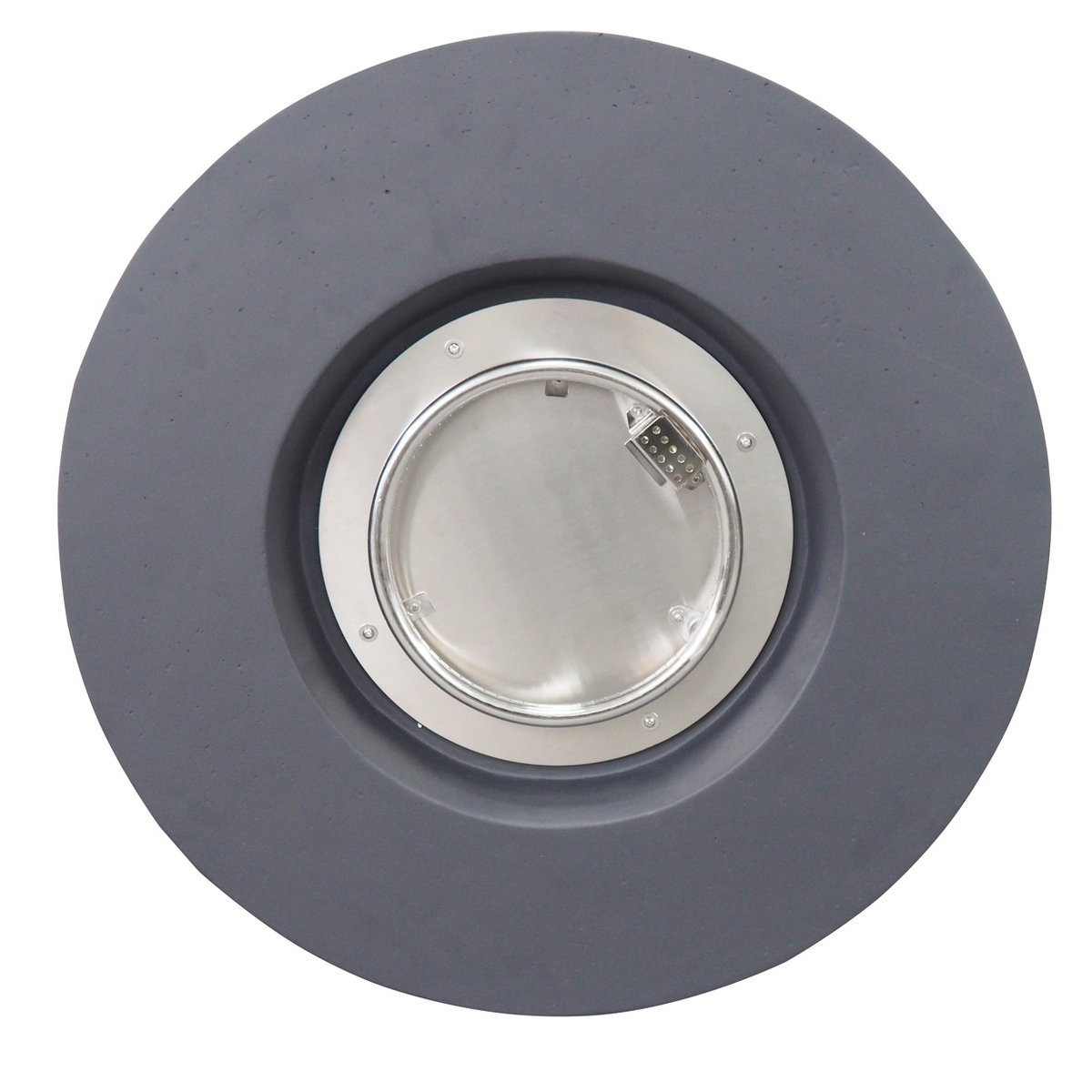 Outdoor 40,000 BTU Lightweight Concrete Circular Fire Pit Table