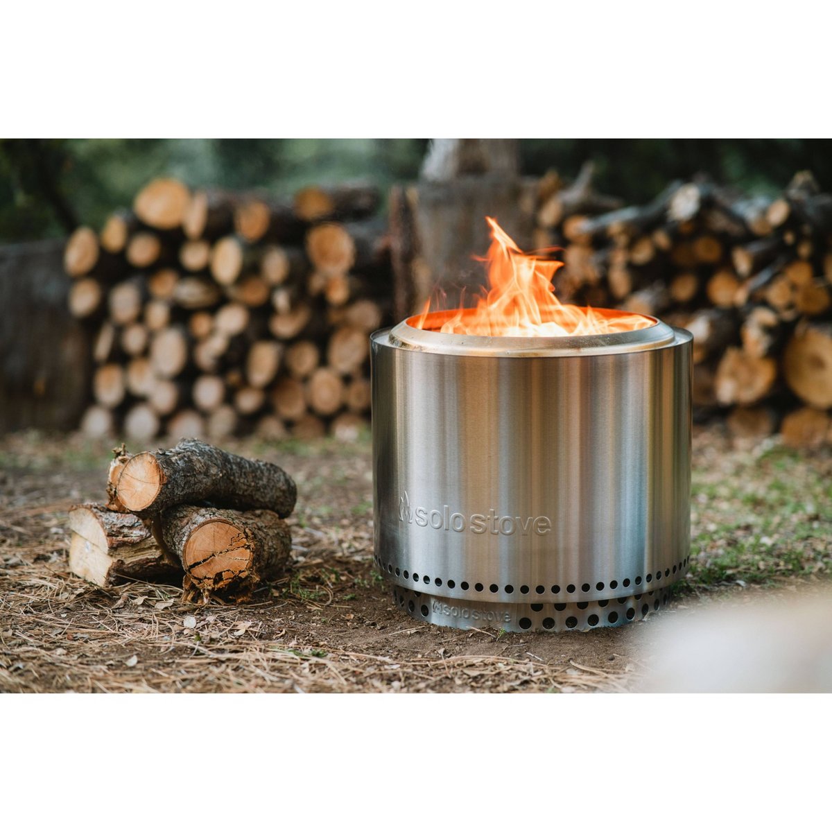Bonfire 19.5 Smokeless Firepit and Stand Stainless Steel